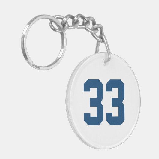 Hockeky Puck, Ice Hockey Sleutelhanger (Voorkant Links)