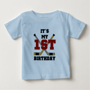 Hockey 1st Birthday Tshirts en cadeautjes