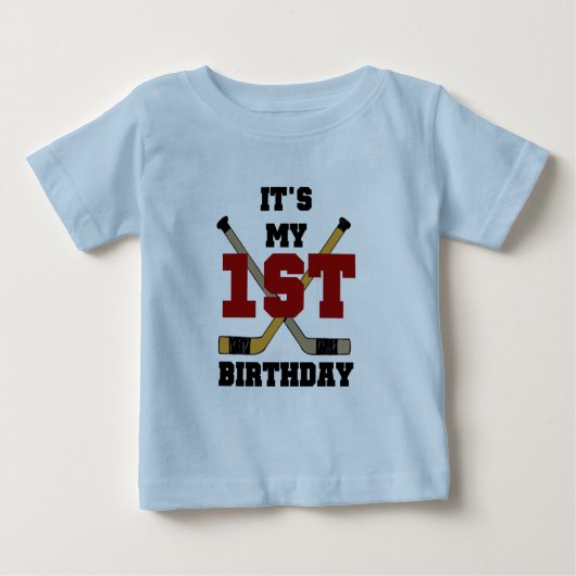 Hockey 1st Birthday Tshirts en cadeautjes (Voorkant)