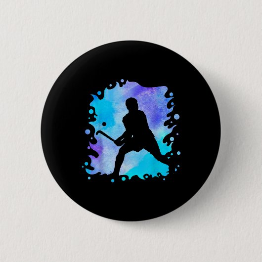 Hockey _22 ronde button 5,7 cm (Voorkant)