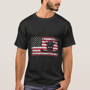 Hockey 4 juli Amerikaanse vlag Patriottisch Usa Ma T-shirt