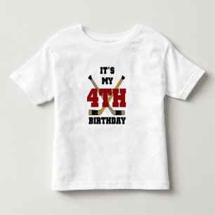 Hockey 4e verjaardag Tshirts en geschenken