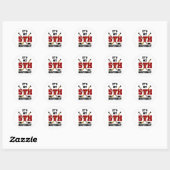 Hockey 5e verjaardag Tshirts en geschenken Ronde Sticker (Vel)