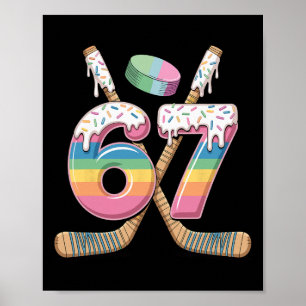 Hockey 67 Jongens Ijsdruppel Jeugd Zes Zeven Hock Poster