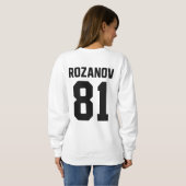 Hockey 81 Verwarmde Rivaliteit Fan Trui (Achterkant volledig)