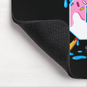 Hockey 8 Years Old Ice Cream Drip 8th Birthday Kid Muismat (Hoek)