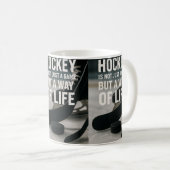 Hockey a way of life! koffiemok (Voorkant rechts)