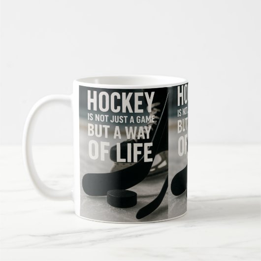 Hockey a way of life! koffiemok (Links)