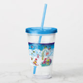 hockey acryl drinkbeker (Achterkant)