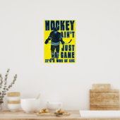 Hockey Ain is niet alleen een Poster (Keuken)