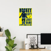 Hockey Ain is niet alleen een Poster (Thuiskantoor)