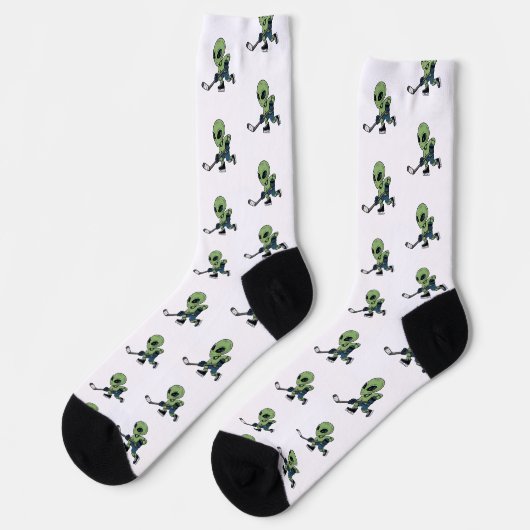 Hockey Alien Sokken (Links)