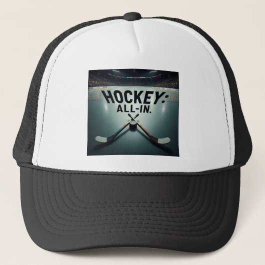 Hockey-All In Hat Trucker Pet (Voorkant)