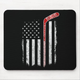 Hockey American Flag Hockey Flag Muismat