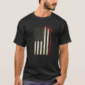 Hockey American Flag T-shirt (Voorkant)