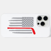Hockey Amerikaanse vlag Case-Mate iPhone Case (Achterkant (horizontaal))