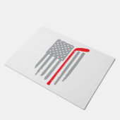 Hockey Amerikaanse vlag Deurmat (Schuin)