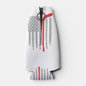 Hockey Amerikaanse vlag Flesjeskoeler (Achterkant)