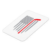 Hockey Amerikaanse vlag Magneet (Linkerzijde)