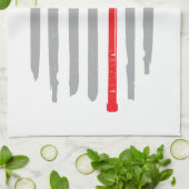 Hockey Amerikaanse vlag Theedoek (Gevouwen)