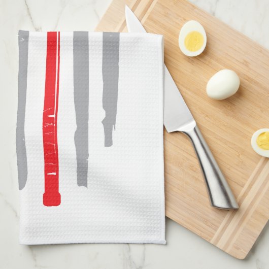 Hockey Amerikaanse vlag Theedoek (Quarter Fold)