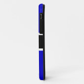 HOCKEY Athletic Royal Blauw Wit Sportieve Strepen Case-Mate iPhone Case (Achterkant/links)