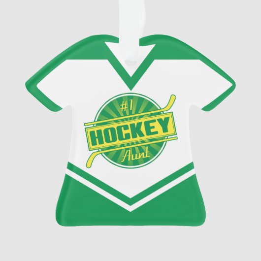 Hockey Aunt  Jersey Ornament (voorkant)