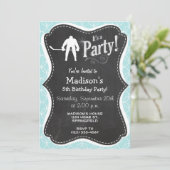 Hockey; Baby Blauwe Cirkels Kaart (Staand voorkant)