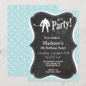 Hockey; Baby Blauwe Cirkels Kaart (Voorkant / Achterkant)