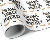Hockey Baby Crawl Walk Hockey Cadeaupapier (Rol Hoek)