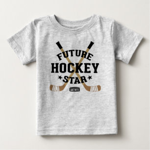 Hockey Baby Future Hockey Star Player Brown tikken