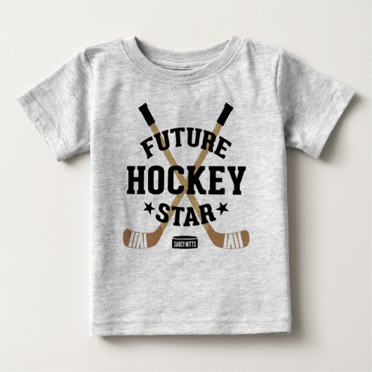 Hockey Baby Future Hockey Star Player Brown tikken (Voorkant)