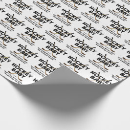 Hockey Baby Hockey Sticks Shower Cadeaupapier