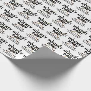 Hockey Baby Hockey Sticks Shower Cadeaupapier
