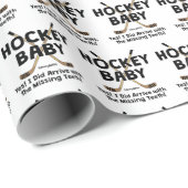Hockey Baby Hockey Sticks Shower Cadeaupapier (Rol Hoek)