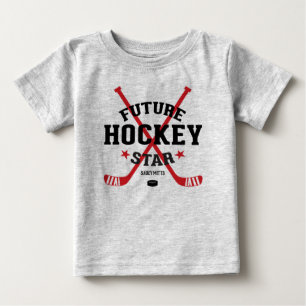 Hockey Baby Jersey Future Hockey Star Red Sticks