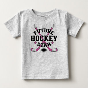 Hockey Baby Toekomstige Hockey Ster Roze Hockeysti