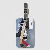 Hockey Bagagelabel (Voorkant (verticaal))