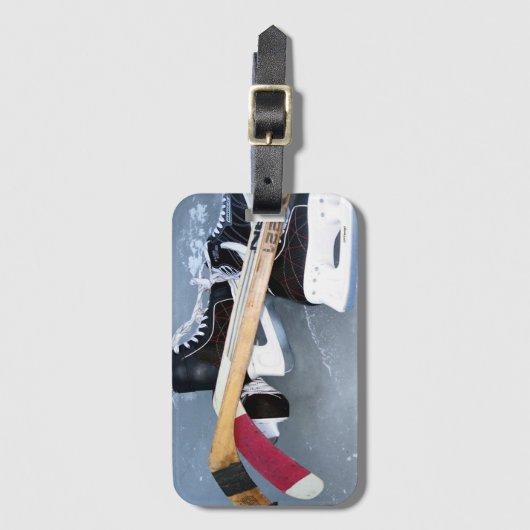 Hockey Bagagelabel (Voorkant (verticaal))
