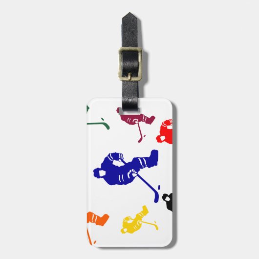HOCKEY BAGAGELABEL (Voorkant verticaal)