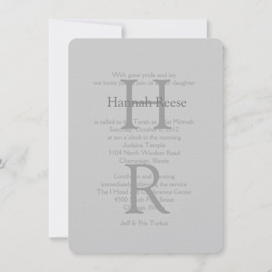 HOCKEY Bar Bat Mitzvah Klassieke uitvindingen Kaart (Achterkant)