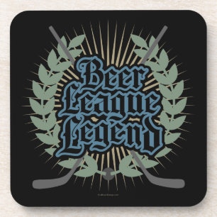 Hockey Beer League Legend Bier Onderzetter