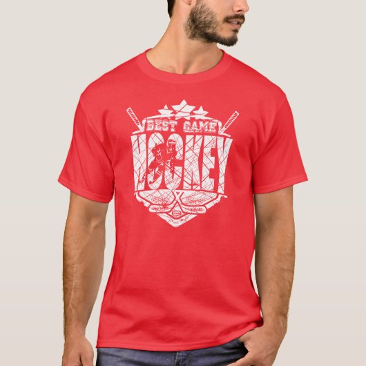 HOCKEY BEST GAME!!!!!!!!!!!!!!!!!!!!!!!!!!!!!!!!!! T-SHIRT (Voorkant)