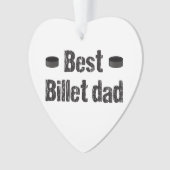 Hockey Beste Billet Papa Ornament (voorkant)