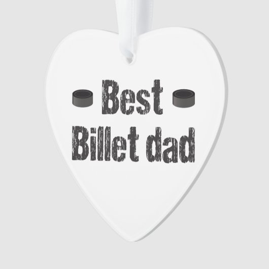 Hockey Beste Billet Papa Ornament (voorkant)