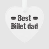 Hockey Beste Billet Papa Ornament (voorkant)