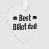 Hockey Beste Billet Papa Ornament (voorkant)