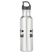 Hockey Beste Billet Papa Waterfles (Achterkant)