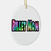 Hockey Billet Moeder Tie Dye Keramisch Ornament (Rechts)