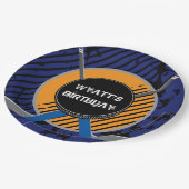 Hockey Birthday Bord 9-inch papier (Gekanteld)